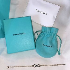 Sterling Tiffany Infinity Bracelet